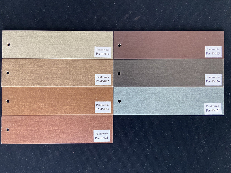 Paulownia wood slats-Printed colors